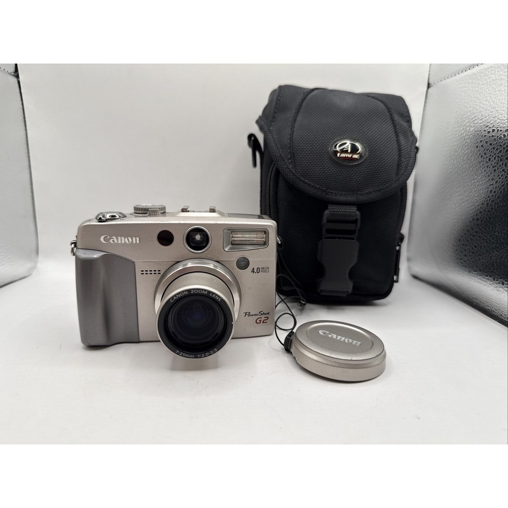 Canon PowerShot G2 4.0MP Digital Camera Battery & Case Fully Tested Working!